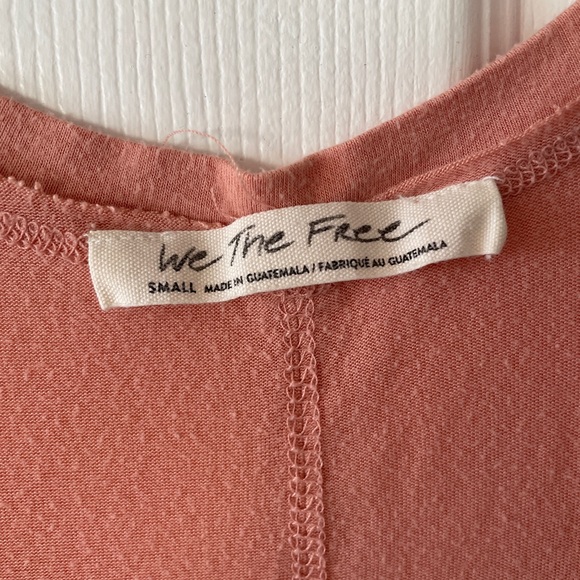Free People We The Free Coral Plunge Tank Top Size Small - Picture 4 of 4